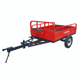 Remorcă Agricolă Rotakt REM850 Gigant, Capacitate încărcare 850kg, Basculabilă