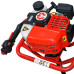 Motoburghiu de pamant Rotakt MTBG250/805 + Kit burghiu 100mm și 200mm și cuplaj elastic